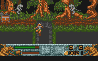 Barbarian II atari screenshot