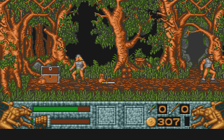 Barbarian II atari screenshot
