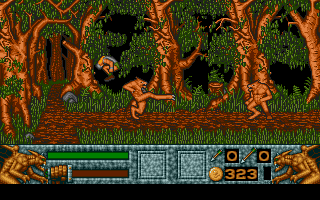 Barbarian II atari screenshot