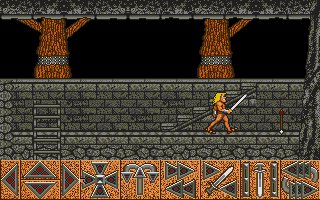 Barbarian atari screenshot