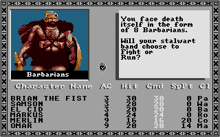 Bard's Tale (The) - Tales of the Unknown atari screenshot