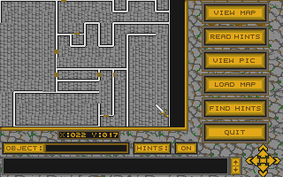 Bard's Tale Hint Disk atari screenshot