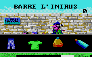 Barre l'Intrus atari screenshot