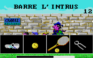 Barre l'Intrus atari screenshot