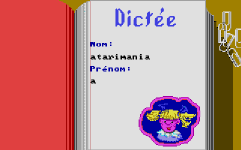 Bases de l'Orthographe (Les) - La Dictée CM1-CM2 atari screenshot