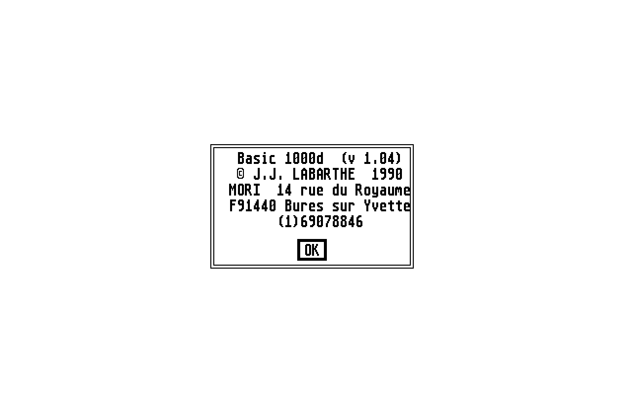 BASIC 1000d — screenshot 1