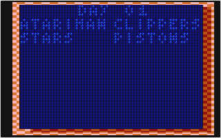 Basket Manager atari screenshot