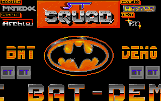 Bat Demo atari screenshot