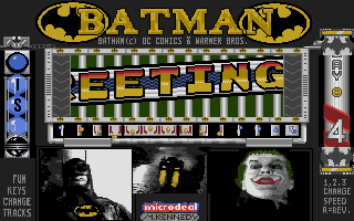 Batdance Demo atari screenshot