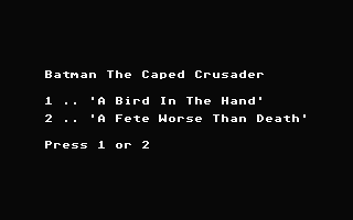 Batman - The Caped Crusader atari screenshot
