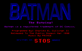 Batman - The Batwing!