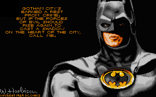 Batman - The Movie atari screenshot