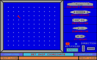 Battle at Sea atari screenshot