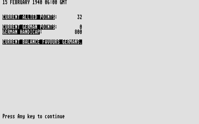 Battle of the Atlantic - The Ocean Lifeline 1940-1944 atari screenshot