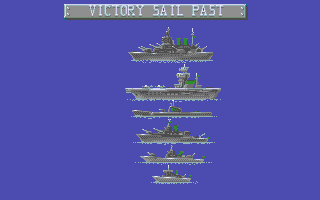 Battleships atari screenshot