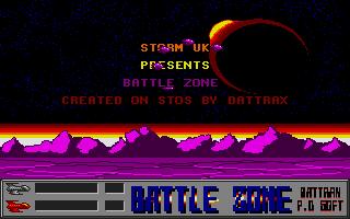 Battle Zone atari screenshot