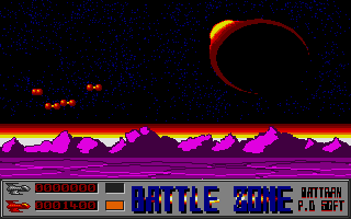 Battle Zone atari screenshot