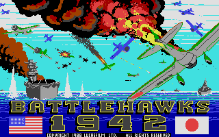 Battlehawks 1942 atari screenshot