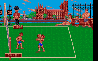 Beach Volley atari screenshot