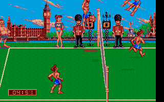 Beach Volley atari screenshot