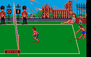 Beach Volley atari screenshot