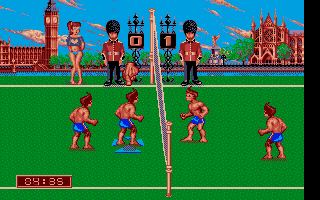 Beach Volley atari screenshot