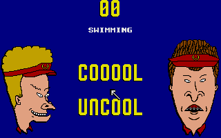 Beavis and Butthead Quiz atari screenshot