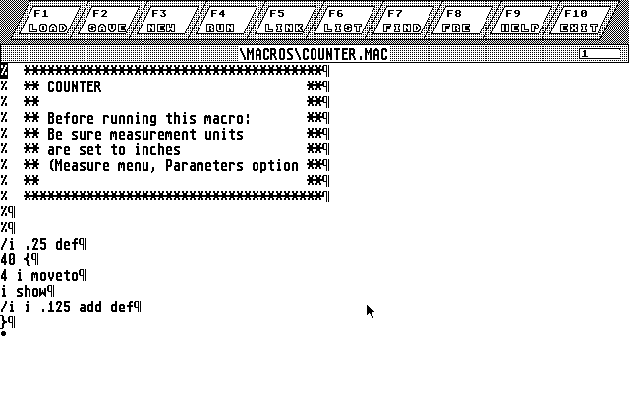 BeckerCAD atari screenshot