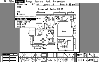 BeckerCAD atari screenshot