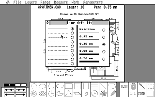 BeckerCAD atari screenshot