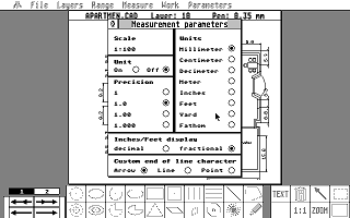 BeckerCAD atari screenshot