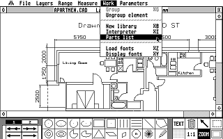 BeckerCAD atari screenshot