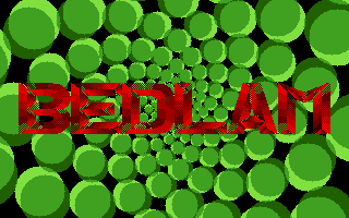 Bedlam Demo atari screenshot