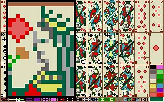 Belote atari screenshot