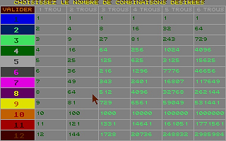 Belote atari screenshot