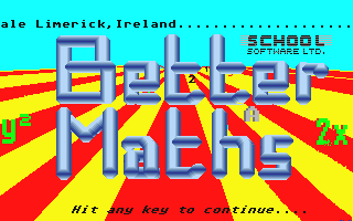 Better Maths — screenshot 1