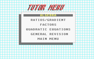 Better Maths atari screenshot