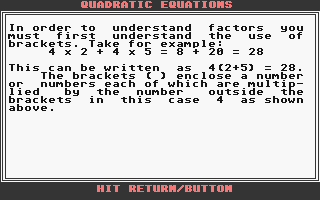 Better Maths atari screenshot
