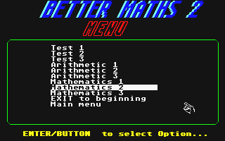 Better Maths atari screenshot
