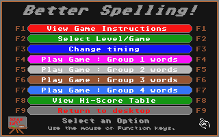 Better Spelling atari screenshot