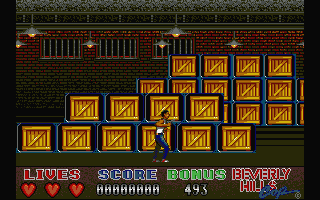 Beverly Hills Cop atari screenshot