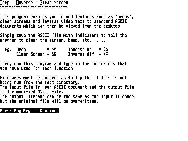 Bic — screenshot 1