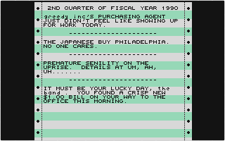 Big Business atari screenshot