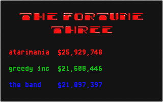 Big Business atari screenshot