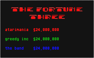 Big Business atari screenshot