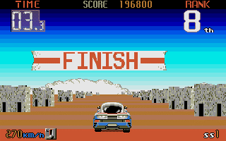 Big Run atari screenshot
