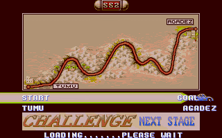Big Run atari screenshot