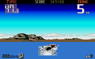 Big Run atari screenshot