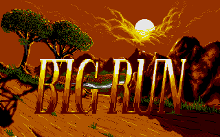 Big Run atari screenshot