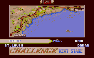 Big Run atari screenshot